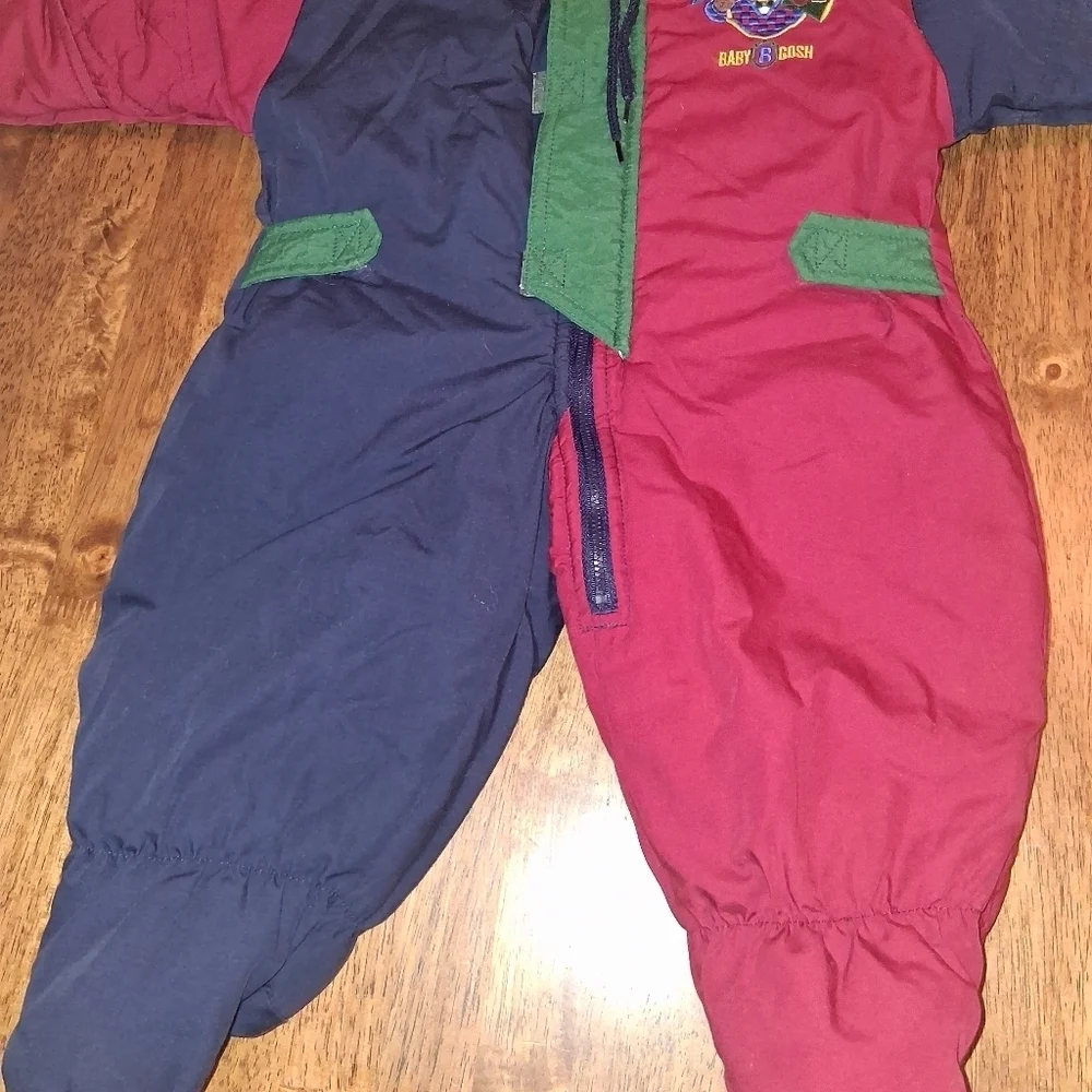 Vintage baby bgosh 6-9 Month Baby  Snowsuit Retro vintage